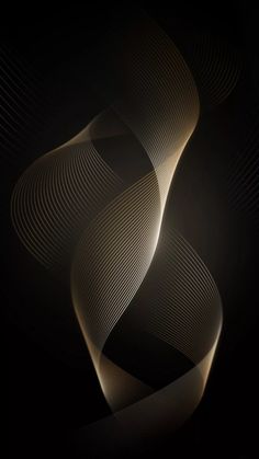 an abstract image of wavy lines in the dark