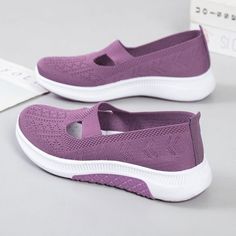 Experience comfort and style with our versatile women`s shoes designed for any occasion. Product Features:- **Pattern:** Classic solid color design- **Lining Material:** Unlined for breathability- **Suitable for Sports:** Universally suitable for various activities- **Colors:** Available in Black, Red, and Purple- **Upper Height:** Low-top construction for a modern look- **Heel Height:** Flat heel for effortless comfort- **Heel Shape:** Sleek and stable flat heel design- **Sizes:** Choose from 3 Comfortable Wedges Sandals, Mom Shoes, Casual Pumps, Perfect Legs, Comfortable Wedges, Wedges Sandals, Stylish Sandals, Comfortable Heels, Round Toe Heels