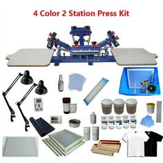 4 color station press kit for making t - shirts