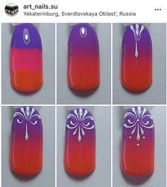 Hard Gel Nails Design, Gel Nails Design, Nails Design Fall, Nails Creative, Nails Flower, Hard Gel Nails, Nail Art Videos, Hard Gel, Simple Nail Designs