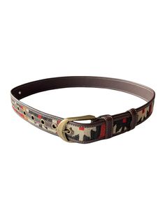 Unisex Very unique Kilim leather belt. Size : Small *Total length: 97cm include buckle *Length to first hole from (exclude)buckle : 58cm *Length to last hole from(exclude) buckle: 80cm Material : Kilim / leather We select beautiful old kilims from all over the anatolian area and middle east area. and We do special wash for Kilim first, after that cut the kilim to remake unique kilim products at our atelier one by one. All products have been produced in a smoke-free environment. Notice: * Because Adjustable Brown Fabric Belt, Brown Embroidered Leather Belt, Brown Leather Belt With Embroidery, Adjustable Embroidered Leather Belt, Adjustable Brown Embroidered Belt, Adjustable Embroidered Brown Belt, Kilim Ottoman, Cute Purses, Suspender Belt