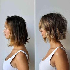 45%20Cutest%20Above-The-Shoulder%20Haircuts%20for%20A%20Perfect%20In-Between%20Length Short Curly Bob Haircuts, Above Shoulder Hair, Shoulder Haircuts, Curly Bob Haircuts, Above Shoulder Length Hair, Shoulder Length Bob Haircut, Latest Bob Hairstyles