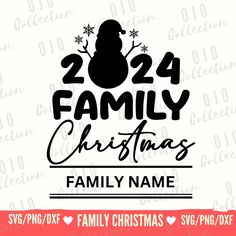 the family christmas svg file