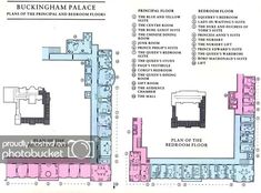 the floor plan for buckingham palace