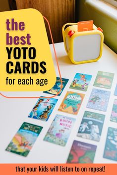 the best yoto cards for each age that your kids will listen to on repeat