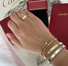 Silver Cartier Bracelet, Cartier Bangle, Nail Bangle, Cartier Love Ring, Nail Bracelet, Wrap Pants, Accesories Jewelry, Expensive Jewelry Luxury, Oversized Turtleneck