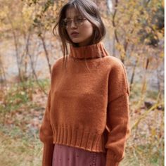 New With Tag Xl Sold Out Online Im Xs In This Brand And This Sweater Still Fits Me Like Baggy Sweater.(: Cozy Dress Outfit, Italy Outfits, Estilo Chic, Looks Style, For Love And Lemons, For Love, Autumn Winter Fashion, Turtleneck Sweater, Chic Style