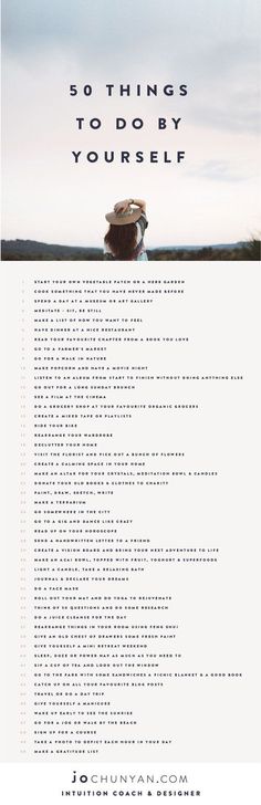 Pinterest - 50 Things Yourself 2 Routines Ideas, Things To Do By Yourself, Nature Spirituality, Things To Do Alone, Life Coaching, Me Time, The Words, Better Life, Mind Body