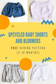 baby shorts and bloomers for free sewing pattern