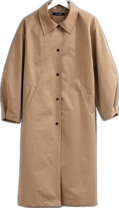 Winter Raincoat With Button Closure, Raincoat With Pockets For Rainy Weather, Solid Raincoat With Pockets For Rainy Weather, Solid Color Raincoat With Pockets For Rainy Season, Beige Long Sleeve Raincoat, Oversized Solid Raincoat With Pockets, Beige Long Sleeve Raincoat For Rainy Weather, Oversized Raincoat With Pockets, Oversized Raincoat With Pockets For Rainy Weather