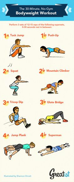 an exercise poster showing how to do push ups