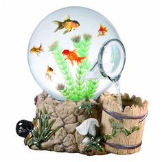 Unique Fish Bowls, Modern Fish Tank, Fish Tower, Unique Fish Tanks, Amazing Aquariums, Cool Fish Tanks, Fish Bowls, Unique Fish