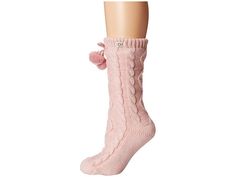 UGG Pom Pom Fleece Lined Crew Sock - Women's Crew Cut Socks Shoes : Seashell Pink : Add cozy charm to your wardrobe with this plush sock. Soft cable knit sock lined with fleece for added comfort. Pom pom details the top of these cute crew socks. 90% acrylic, 7% polyester, 3% spandex; Fleece: 100% polyester. Machine wash cold and hang to dry. Imported. Seashell Pink, Cable Knit Socks, Womens Ugg, Socks Shoes, Crew Cut, Cozy Socks, Crew Sock, Crew Cuts, Winter Accessories