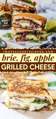 Brie, Fig, and Apple Grilled Cheese are best served with a warm bowl of soup. This comfort food recipe is so tasty and makes a great addition to your favorite Fall food recipes. Pin this! Brie And Fig Jam Grilled Cheese, Brie And Fig Grilled Cheese, Fancy Grilled Cheese Brie, Ham And Apple Grilled Cheese, Apple And Brie Grilled Cheese, Fig Grilled Cheese Sandwich, Fall Lunch Sandwich, Brie And Apple Grilled Cheese, Apple Brie Grilled Cheese Sandwich