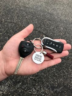 someone is holding out their keys for the car they are driving to get back home