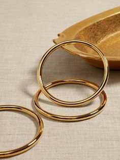 Aureus + Argent | Ravena Triple Bangle Set | Banana Republic Bangle Set Gold, Stylish Bangles, 2022 Style, Square Rings, Modern Square, Women's Jewelry And Accessories, Bangle Set, Business Casual Outfits, Silver Bangles