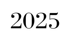 the number 2055 is written in black on a white background, and it appears to be twenty five