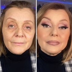 Makeup Over 50, Glam Wedding Makeup, Lifting Facial, Makeup For Moms, Makeup Class, Evening Makeup, Makeup Transformation