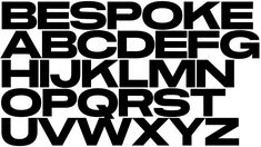 the letters are black and white in this type of typogramic font design