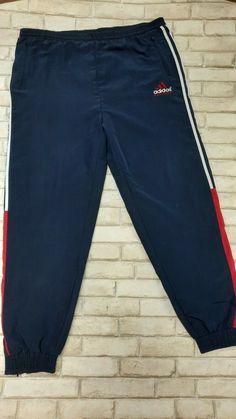 Adidas Vintage blue sweatpants size L Blue Sporty Sweatpants With Three Stripes Branding, Sporty Blue Joggers With Three Stripes Branding, Sporty Blue Sweatpants With Three Stripes Branding, Blue Sweatpants With Three Stripes For Streetwear, Blue Sports Joggers With Three Stripes Branding, Blue Sportswear Joggers With Three Stripes, Blue Joggers With Three Stripes Branding For Sports, Blue Joggers With Three Stripes Branding For Jogging, Blue Joggers With Three Stripes For Sports