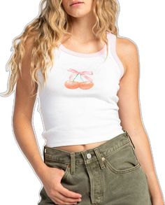 Cute Spring Tops With Tank Straps, Cute Tank Top For Spring, Cute Tank Strap Tops For Spring, Cute Summer Sleeveless Tank Top, Cute Summer Tops With Tank Straps, Y2k Style Sleeveless Tank Top For Spring, Y2k Sleeveless Tank Top For Spring, White Y2k Vest For Spring, Cute Summer Tank Top