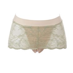 Filoscozia Cotton Lacy Briefs | AROMATIQUE | Wolf & Badger Lace Brief Bottoms With Contrast Lace, Sheer Lace Brief Bottoms, Beige Lace Brief Bottoms, Fitted Beige Lace Bottoms, Elegant Stretch Lace Briefs, Beige Stretch Bottoms With Delicate Lace, Feminine Lace Brief Bottoms, Feminine Beige Bottoms With Delicate Lace, Sheer Lace Briefs