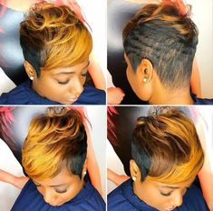 Black Hair Short Cuts, 47th Birthday, Quick Weave Hairstyles, Sassy Hair, Hair Affair, Short Black Hairstyles, Black Hairstyles, Cute Hairstyles For Short Hair