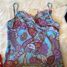 Y2k Blue Paisley Cropped Semi Sheer Tank Top Made In Australia Australian Size 12 Has Stretch Perfect With White Jeans Sheer Tank Top, Shop Tops, Blue Paisley, Fancy Dresses, Cropped Tank Top, Crop Tank, Blue Fashion, White Jeans, Pink Blue