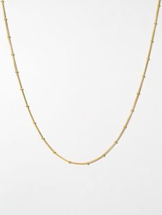 Everyday Minimalist Ball Chain Necklace, Classic Ball Chain Necklace As Gift, Gold-plated Ball Chain Necklace, Perfect As A Gift, Minimalist Yellow Gold Chain Necklace With Ball Chain, Minimalist Yellow Gold Ball Chain Necklace, Minimalist Ball Chain Necklace For Layering, Gold Satellite Chain Necklace Minimalist Style, Gold Satellite Chain Necklace In Minimalist Style, Classic Gold Ball Chain Necklace