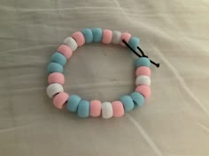 Trans Bracelet, Pink Sweets, Diy Kandi Bracelets, Diy Kandi, Kandi Kid, Trans Flag, Pride Bracelet, Kandi Bracelets, Old Money Style