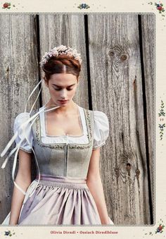 Drindl Dress, Gaun Abad Pertengahan, Cottage Dress, Yellow Lace Dresses, Oktoberfest Outfit, Lena Hoschek, Dirndl Dress, Traditional Fashion, Historical Dresses