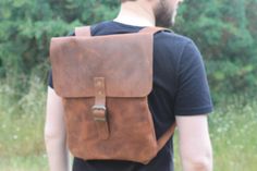 ------leather backpack handmade brown bag------     -----made of genuine leather     -----30*25*10      ------ we have prepared a modern bag for you                It is a product suitable for both men and women.                It is prepared in 1-3 working days, packaged, sent to Europe and America between 5-8            --------An invoice will be issued for each product you purchase and a shipment tracking number will be provided.-------- Brown Square Backpack For Everyday Use, Square Leather Backpack For Travel, Brown Rectangular Leather Backpack For Everyday, Everyday Brown Leather Rectangular Backpack, Brown Square Backpack For Travel, Square Brown Backpack For Travel, Square Leather Backpack With Adjustable Strap, Brown Soft Leather Rectangular Backpack, Brown Waxed Oiled Leather Backpack