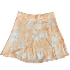 Brand New Never Worn Smoke Free Home Size 2 Free People Brand Peach Tie, Orange Tie Dye, Costume Inspo, People Brand, Orange Tie, Free People Skirt, Skirt Women, Orange White, Color Orange