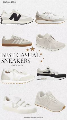 Popular Women Shoes, Trendy Women Sneaker, Spring Outfits 2024 With Sneakers, It Girl Shoes 2024, Cutest Sneakers Women, Women Footwear Casual, Womens Trainers 2024, Trendy Shoes 2024 Women, Spring Shoes 2024 Women