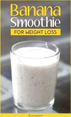 Banana Smoothie for Weight Loss Here in this article, we are learning about such an amazing banana smoothie for losing your extra weight, let�s get started. #WeightLossSmoothie Click to See More... Cleanse Your Liver, Banana Drinks, Natural Detox Drinks, Smoothie Detox, Detox Drinks Recipes, Green Apples, Healthy Detox, Banana Smoothie