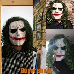 HAHAHA! Become the Joker, the supervillain and the archenemy of Batman with this Joker Cosplay Disguise. The whole Disguise comes with the red cut mouth and green hair. Pair it with a purple suit and you’ll have the full look! Highlights: Character: The Joker Material: Latex Size: One size (fits most of people) Occasion: Halloween, Party Masks, Celebrity   Package Includes: 1 X Joker Cosplay Disguise Green Cosplay Costume For Halloween Themed Events, Green Cosplay Costume For Halloween, Fandom Costumes For Halloween And Fantasy Events, Green Costume Accessories For Cosplay Events, Fandom Halloween Costumes For Fantasy Events, Halloween Fandom Costumes For Fantasy Events, Superhero Masks For Cosplay Events, Halloween Fandom Cosplay Costume For Fan Conventions, Fandom Cosplay Costume For Halloween And Fan Conventions