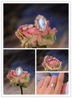 Moonstone Engagement Ring Rose Gold engagement ring Vintage Unique Wedding Oval Cut Bridal Set Milgrain Anniversary Jewelry Gift for Women Best sales!🤣🤣 Oval Jewelry With Rose Cut Diamonds For Wedding, Oval Rose Cut Diamond Jewelry For Wedding, Oval Wedding Jewelry With Rose Cut Diamonds, Oval Halo Setting Wedding Jewelry, Oval Moonstone Crystal Wedding Ring, Oval Moonstone Crystal Ring For Wedding, Oval Halo Jewelry For Wedding, Heirloom Oval Crystal Ring For Wedding, Oval Halo Wedding Jewelry