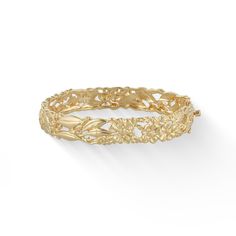 41516 - 14K Yellow Gold - Flowers of the Islands Hinged Bangle Hinged 14k Gold Bracelet, Hinged Yellow Gold Cuff Bracelet Bangle, Yellow Gold Hinged Cuff Bracelet, Hinged 14k Gold Round Bracelets, Yellow Gold Hinged Cuff Bangle, 14k Gold Hinged Bangle Bracelet, 14k Gold Hinged Bracelet, 14k Yellow Gold Hinged Bracelet, 14k Gold Hinged Bracelets As Gift