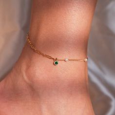 "❤️ Grab 3 fabulous items and enjoy a delightful 25% off when you use the code BUY3GET25  Elevate her style with our Half Pearl, Half Clip Chain Anklet, a truly unique and trendy ankle bracelet. This anklet combines the elegance of pearls with the contemporary appeal of a clip chain. Add a birthstone for that extra personal touch, making it the perfect gift for her, and a fashion statement she'll love to flaunt. #YOU MAY LIKE THIS Gold paper clip anklet https://www.etsy.com/listing/1530606697/go Trendy Hypoallergenic Anklets For Gifts, Dangle Anklets With Adjustable Chain As Gift, Adjustable Dangle Anklets As Gift, Elegant Hypoallergenic Anklets For Gifts, Chain Anklet, Gold Paper, Anklet Jewelry, Body Jewellery, Ankle Bracelets