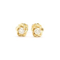 CERTIFIED Real Diamond Earrings set with Natural Diamonds, size 3 millimeters diameter each, 0.24 Carats total.Solid 14k Yellow Gold ☞ made to last.Click here for ☞ Solid Gold CollectionDiamond Details:• CERTIFIED Natural Diamond• Weight: 0.24 Carats total• Dimensions: 3mm• Color: G• Clarity: I1• Cut: Very Good• Fluorescence: Yes Solid Gold Details:• 1.35 grams of 14k Solid Yellow Gold• Dimensions: Length ≈ 6mm, Width ≈ 5.5mm• Lasts a lifetime - Perfect for everyday use (won’t tarnish)*Final wei 14k Yellow Gold Round Cluster Earrings, 14k Gold Earrings With Halo Design In Yellow Gold, 14k Yellow Gold Halo Design Earrings, 14k Yellow Gold Halo Earrings, Yellow Gold Round Cut Cluster Earrings, 14k Yellow Gold Cluster Earrings Gift, Diamond Flower Earrings, Real Diamond Earrings, Solid Gold Earrings