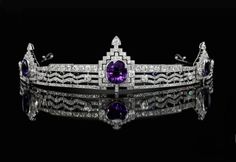 "Handmade Tiaras/Crown Diamond Weight -- 12.25ct Diamonds --American Diamond (zircon) Diamond shape -- Round Gemstone-- Amethyst,Blue sapphire, Emerald (Lab Created) Metal -- Sterling Silver Silver Purity --92.5% Silver Wt. -- 59.600gm Tiaras Length -- 16inch) Tiaras Finishing white/gold Listing is For One (1) Piece These items are handmade, All are designed and handmade me and team with precision, Perfect craftsmanship and strong interest! We are continuously adding new products in our store. S Royal Accessories, Period Jewelry, Royal Jewellery, Handmade Tiaras, Silver Tiara, Royal Tiaras, Beautiful Tiaras, Gold Tiara, Diamond Tiara