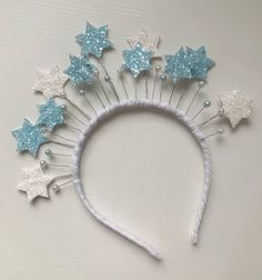 Stars Headband Twinkle Twinkle Little Star Party, Stars Headband, Star Crown, Halo Headband, Star Headband, Star Party, Crown Headband, Twinkle Twinkle Little Star, White Star