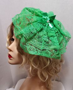 Lace Church Hat, Chapel Prayer Cap Comb Attached one size navy blue green cream white light pink color LACE CHURCH HAT COMB ATTACHED CHAPLE PLAER CAP COLOR --WHITE ,navy blue,  GREEN , light PINK  CREAM COLOR USA SELLER FAST SHIPPING THANKS FOR YOUR BUSINESS ! Green Mini Hats, Adjustable Green Bonnet Cap, Fitted Green Beanie Hat, Green Bonnet, One Size Fits Most, Green Bonnet One Size Fits Most, Green Spring Hat One Size, Green Headband Hat For Spring, One Size Green Bonnet, Green Short Brim Hat, One Size