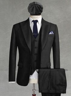 Stripes are a power statement that elevates your style. Breathe a polished touch into your styling and create a look like Tommy Shelby from Peaky Blinders with our Thomas Shelby Peaky Blinders Black Wool Suit, which will be a perfect choice if you are aiming for a neat and classic look. Crafted from wool blend, our wool suit featuring black stripes and 90s style is a big comeback which you would probably love if you like grabbing attention with flawless style.     Look your best at any formal or Peaky Blinders Style Suit, Sharp Contour, Brown Wool Suit, Thomas Shelby Peaky Blinders, Brown Backdrop, Peaky Blinders Suit, Tommy Shelby, Brown Pinstripe, Thomas Shelby