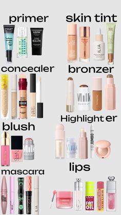 Good Makeup Products For Teens, Teen Makeup Products, Light Makeup Products, Makeup Looks For Teens, Girly Things To Buy, Teen Makeup, Obličejové Masky, Membentuk Alis