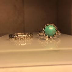 A personal favorite from my Etsy shop https://www.etsy.com/listing/281294722/handmade-turquoise-ringhandmade Silver Crown Ring, Silver Crown, Crown Ring, Beads And Wire, Natural Turquoise, Jewelry Patterns, Ring Handmade, Jewelry Trends, Artisan Jewelry