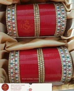 Chooda Designs Punjabi, Chooda Designs Brides, Choora Bangles Bridal, Choora Designs, Wedding Chooda, Punjabi Choora