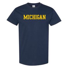 PRICES MAY VARY. EXCLUSIVE T Shirt from Underground Printing, Printed and Designed in the USA. Unisex fit that's Perfect for Men and Women. Great addition to any wardrobe. OFFICIALLY LICENSED Products include an official UGP and collegiate licensed hologram tag or sticker. Show your University of Michigan Pride in this great Licensed T Shirt! HIGH QUALITY PRINTS Machine washable (We suggest you wash inside out for a longer lasting print). Whether you are tailgating at a Michigan football game, o Lamar University, Color T Shirt, Michigan Football, University Tshirt, University Of Michigan, Michigan Wolverines, Basketball Team, College University, Football Game