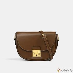 Bird in Bag - Light luxury caramel life retro saddle bag bag female new trend fashion shoulder crossbody bag Leather Bag Design, Vintage Luggage, Caramel Brown, Bag Light, Bag Design, New Trend, Trend Fashion, Saddle Bag, Bird In Bag