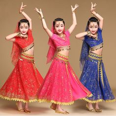 Bollywood Dance Costumes, Kids Costumes Girls, Belly Dance Costume, Indian Dance, Bollywood Dance, Belly Dancing, Belly Dance Costumes, Dress Indian Style, Dance Costume